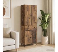 vidaXL 2 pcs Old Wood