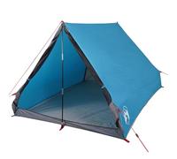 vidaXL Camping Tent A-Frame 2-Person Blue Waterproof