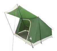 vidaXL 2 Person Green Outdoor Tent Polyester & Polyethylene Mesh Weatherproof with Zipper PU Coating Breathable Waterproof 87.8 X 64.2 X 51.2 in Portable Carry Bag Camping Shelter for Hiking