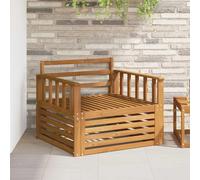 vidaXL 2 Piece Outdoor Sofa Natural