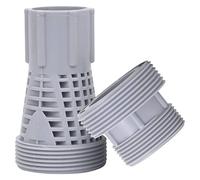 vidaXL Pool Hose Connectors 2 Piece Plastic Hose Adapter Supply Equipment