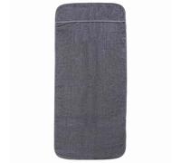 vidaXL 2-Piece Set Anthracite Beach Towels - Lightweight, Quick-Drying Cotton-Polyester Mix Fabric Towels for Beach, Pool, Vacation, 60x135 cm