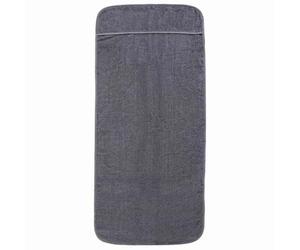 vidaXL 2-Piece Set Anthracite Beach Towels - Lightweight, Quick-Drying Cotton-Polyester Mix Fabric Towels for Beach, Pool, Vacation, 60x135 cm