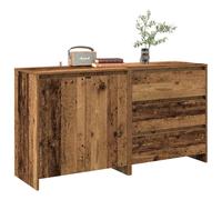 vidaXL 2 Piece Sideboard Old Wood Engineered Wood storage cabinet