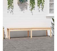 vidaXL 2-Seater Garden Bench 203.5x44x45 cm Solid Wood Pine