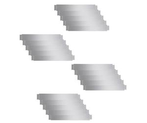 vidaXL 20x Flexible Lawn Fences Galvanised Steel 100x14cm Garden Border Edge