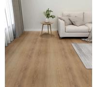 vidaXL 20x Self-adhesive Flooring Planks PVC 1.86 m? Brown Laminate Floor Tile
