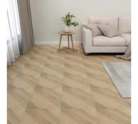 vidaXL 20x Self-adhesive Flooring Planks PVC 1.86 m? Brown Striped Floor Tile