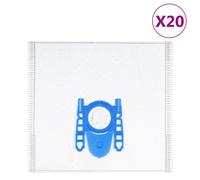 vidaXL 20x Vacuum Cleaner Bags for Bosch/Siemens DEFGH - 2-Layer Non-Woven, 30x29 cm, 38 mm opening, tear-resistant