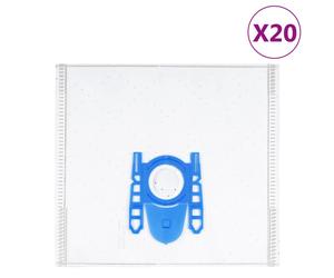vidaXL 20x Vacuum Cleaner Bags for Bosch/Siemens DEFGH - 2-Layer Non-Woven, 30x29 cm, 38 mm opening, tear-resistant