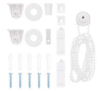 vidaXL 21 Piece Roller Blind Fittings 18 mm roller blind bracket