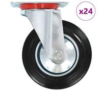 vidaXL 24x Swivel Casters 160mm Trolley Furniture Moving Bed Drawer Box Wheels