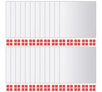 Vidaxl 24 Pcs Mirror Tiles Square Glass