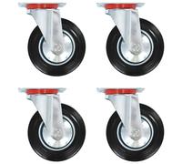 vidaXL 24x Swivel Casters 160mm Trolley Furniture Moving Bed Drawer Box Wheels