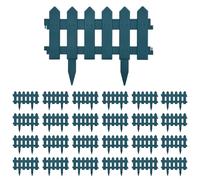vidaXL 25x Lawn Edgings PP Green 10m Fence Barrier Garden Borders Grass Edges