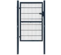 Vidaxl 2D Fence Gate (Single) Anthracite Grey 106 X 230 Cm Fence Gates