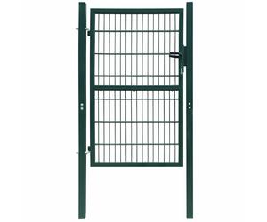 vidaXL 2D Fence Gate (Single) Green 100x160 cm
