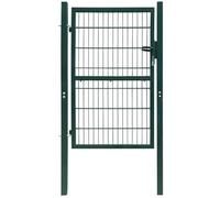 vidaXL 2D Fence Gate (Single) Green 100x180 cm