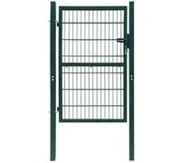 vidaXL 2D Fence Gate (single) Green 106 X 170cm
