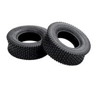 vidaXL 2pc Replacement Wheelbarrow Tyres - Heavy-Duty 13x5.00-6 4PR Rubber, Easy Installation, High Load Capacity, Suitable for Trucks, Trolleys, Carts