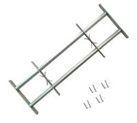 vidaXL 2x Adjustable Security Grilles for Windows Office Home Property Protectio