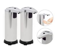 vidaXL 2x Automatic Soap Dispensers Infrared Sensor 600ml Bathroom Lotion Pump