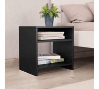 Vidaxl Bedside Cabinets 2 Pcs Black 40X30X40 Cm Engineered Wood