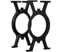 vidaXL 2x Bench Legs O-Frame Cast Iron Industrial Dining Table Desk Support