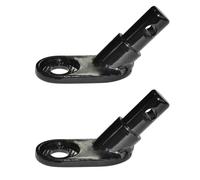vidaXL 2x Bicycle Trailer Couplings Iron Accessory Attachment Bike Hitch Tool