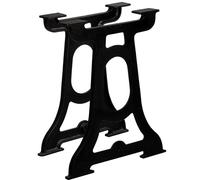 vidaXL 2x Dining Table Legs Y-Frame Cast Iron Industrial Bench Desk Support