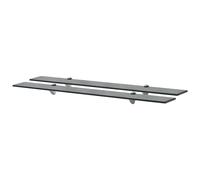 vidaXL Floating Shelves 2 pcs Glass 90x10 cm 8 mm