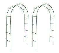 vidaXL Garden Arch 2 pcs Climbing Plants