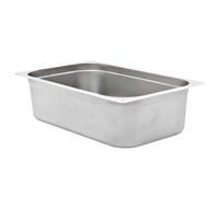 vidaXL 2x Gastronorm Containers GN 1/1 150mm Stainless Steel Stackable Tray