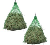 vidaXL 2x Hay Nets Round 0.75x0.75m PP Livestock Animal Food Water Feeder Mesh