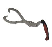 'vidaXL 2 pcs Log Tongs with TPR Handle - 65 Manganese Steel Construction - Maximum Capacity of 50 kg Each - Suitable for Indoor and Outdoor Use