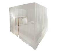 vidaXL 2x Mosquito Nets Square 3 Openings Bed Insect Bug Control Screen Mesh vid