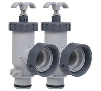 vidaXL 2x Pool Plunger Valves Spa Maintenance Kits Swimming Pool Threaded Plunge