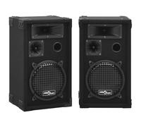 vidaXL 2x Professional Passive Hifi Stage Speakers 800 W Black Club Party