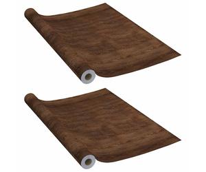 vidaXL 2x Self-adhesive Furniture Films Home Decor Bathroom Bedroom Kitchen Wind