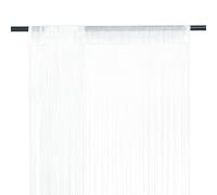 vidaXL 2x String Curtains 140x250 cm White Room Divider Window Door Background