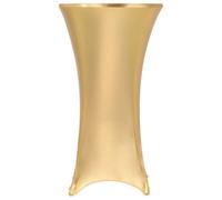 vidaXL 2x Table Covers Stretch 70cm Gold Party Tablecloth Slipcover Protector