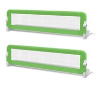 vidaXL 2x Toddler Bed Rail Home Bedroom Baby Kids Nursery Protective Gate Bed G
