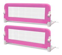 vidaXL 2x Toddler Bed Rail Home Bedroom Baby Kids Nursery Protective Gate Bed G
