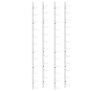 vidaXL 2x Wall Mounted Wine Rack Home Indoor Kitchen Drinking Whisky Wine Bottle
