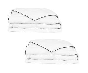 vidaXL 2x Winter Down Duvet Bedroom Bedding Accessory Single Layer Quilt Machine