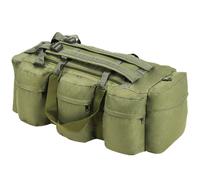 vidaXL 3-in-1 Army-Style Duffel Bag 90 L Olive Green