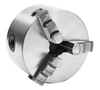 vidaXL 3 Jaw Self-Centering Lathe Chuck Reversible Front Mount Engineering Tool for Grinding Milling Machine Woodworking Lathe 100mm Steel