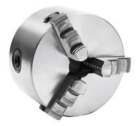vidaXL 3 Jaw Self-Centering Lathe Chuck Reversible Front Mount Engineering Tool for Grinding Milling Machine Woodworking Lathe 100mm Steel