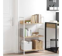 Book Shelf Standing Shelf Rack Book Cabinet Bookcase Engineered Wood vidaXL