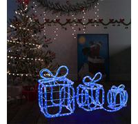 Christmas Decoration Gift Boxes with 180 LEDs Light Up Multi Colours vidaXL